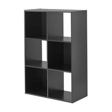 Vintage Wooden Compartmentalized Storage Shelf / Cubby Unit (Pine, Stained) — listing 2