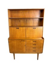 Mid-Century Teak Double Bed Frame with Matching Nightstand — listing 6