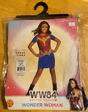 DC Comics Wonder Woman Girls Costume with Cape and Star Skirt — listing 5