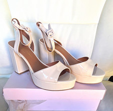 CL by Chinese Laundry Tan Faux Suede Crisscross Platform Wedge Sandals — listing 5