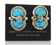 Effie Calavasa Zuni Sterling Silver & Turquoise Snake Ring Size 5-6 — listing 5