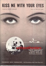Vintage 1939 "Cafe Society" Movie Sheet Music - Madeleine Carroll, Fred MacMurray, Shirley Ross — listing 5
