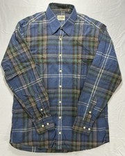 Gitman Bros Vintage Brown Herringbone Flannel Button-Down Shirt — listing 2
