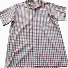 Beyond The Limit Men's Short-Sleeve Button-Up Plaid Shirt, Size 2XL — listing 5