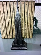 Vintage Empire State Building Souvenir Figurine with Metal Perpetual Desk Calendar — listing 4
