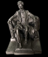 Vintage Pewter Abraham Lincoln Caricature Figurine — listing 6