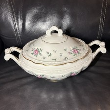Princess China Tru-Tone Sweet Briar Small Covered Vegetable Tureen 11.5in — listing 2