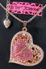 Betsey Johnson Blush Pink Heart-Quilted Satchel with Bow Detail — listing 4