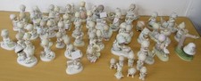 Precious Moments Bisque Porcelain Girl Figurine with Bonnet