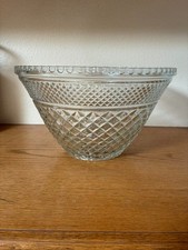 Wexford Diamond-Point Pressed Glass Punch Bowl Set with Cups — listing 2