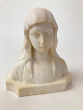 Our Lady of Lourdes Bronze Figurine on Granite Base — listing 4