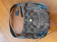 Coach Soho Flap Shoulder Bag in Black Leather with Contrast Stitching, Style No. G06D-10316 — listing 3