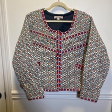 Joe Browns Patchwork Floral Quilted Jacket UK Size 8 — listing 6