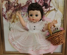 Vintage Madame Alexander-kins 8" Hard Plastic Doll (Nude), Blonde Wig, Sleep Eyes