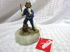 Vintage Gilt Metal Clown Figurine on Onyx Base — listing 2