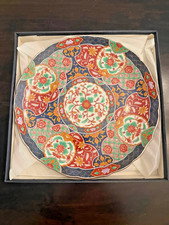 Antique Japanese Imari Porcelain Charger with Floral Panel Design, Hand-Painted — listing 4