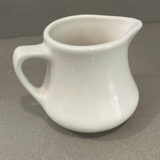 Homer Laughlin Porcelain Creamer with Pink Cabbage Rose Decal and Lustre Glaze — listing 6