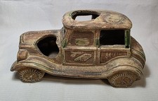 Vintage Ceramic Antique Automobile Figurine / Decanter (Roadster with Rumble Seat)