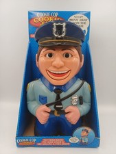The Original "Cookie Cop" Talking Cookie Jar Motion-Activated Police Officer