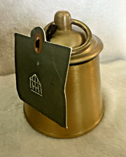 Antique Brass Bell Jar Hall Lantern with Figural Cherub & Dragon Mounts — listing 5