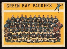 1960 Topps Green Bay Packers Team Card / Second Series Checklist #63