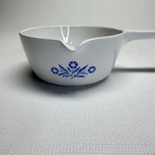 Vintage CorningWare Blue Cornflower P-82-B Saucepan with Handle, 1.5 Pint — listing 6