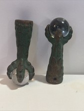 Antique Cast Iron Claw Feet, Ball & Claw Furniture / Stove Legs, Set of 3 — listing 5