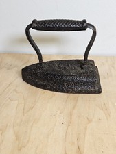 Antique Cast Iron Sad Iron with Detachable Handle