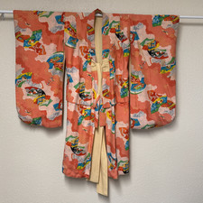 Vintage Asian Costume Doll in Silk Fur-Trimmed Cape and Green Silk Robe with Staff — listing 3