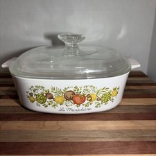 Corning Ware Spice of Life La Marjolaine A-10-B 10x10x2 Casserole Dish — listing 6