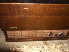 Vintage Webcor Tube Phonograph Console with Diamond Weave Grille Cloth — listing 3