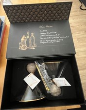 Ball-Stem Martini / Cocktail Glass with Bronze Sphere Base — listing 6