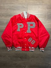 Vintage Youngstown Bowling League Varsity Jacket - Green Wool with Leather Sleeves, Chenille 'Rob 91' Detailing — listing 6