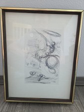 Salvador Dalí 'Don Quixote' Etching, Pencil Signed with Artist's Proof Notation, Framed — listing 2