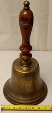 Titanic 1912 London Commemorative Brass Hand Bell with Wood Handle — listing 6