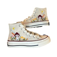 Converse Chuck Taylor All Star Hi 'Believe In' Embroidered High-Top Sneakers, Women's US 9.5 — listing 3