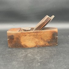 Vintage Wooden Coffin Smoothing Plane with Adjustment Knob, listing 6