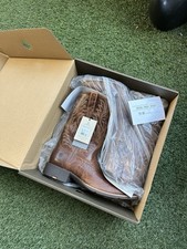 Ariat Men's Chocolate Brown Leather Western Cowboy Boots, Size 11, Square Toe, listing 2