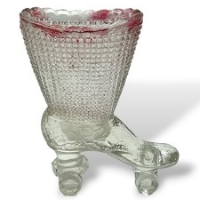 Degenhart Green Glass Figural Boot Toothpick Holder / Miniature — listing 4