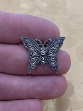 Vintage Marcasite Butterfly Brooch — listing 4