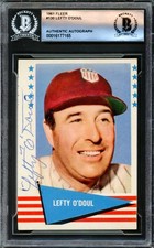 Vintage Multi-Signed Baseball with Lefty O'Doul Signature (Possible 1930s Team/Barnstorming Ball) — listing 2