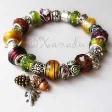 European-Style Charm Bracelet with Loose Charm Bead Collection (Pandora-Style) — listing 4