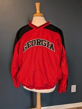 Vintage 58 Sports Georgia Bulldogs Big G Logo Pullover Windbreaker Jacket — listing 4