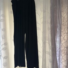 Women's Red-Orange Wide-Leg Elastic-Waist Pull-On Palazzo Pants, Size 16 — listing 5