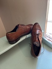 Cole Haan Men's Brown Leather Cap-Toe Oxford Dress Shoes, Made in USA — listing 5
