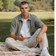 Lululemon Men's Short Sleeve Button-Up Shirt — listing 2