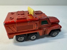 Matchbox Superfast No. 16 Badger 6-Wheel Armored Truck, Metallic Copper/Red, Lesney England — listing 2