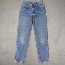 Vintage Lee High-Waisted Tapered Mom Jeans, Medium Wash Denim — listing 2