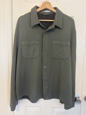 Zara Green Cotton Button-Up Overshirt / Shacket, Size S — listing 3