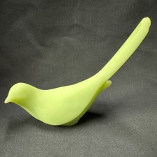 Vintage Green Glass Figural Bird Toothpick Holder / Candle Cup — listing 4